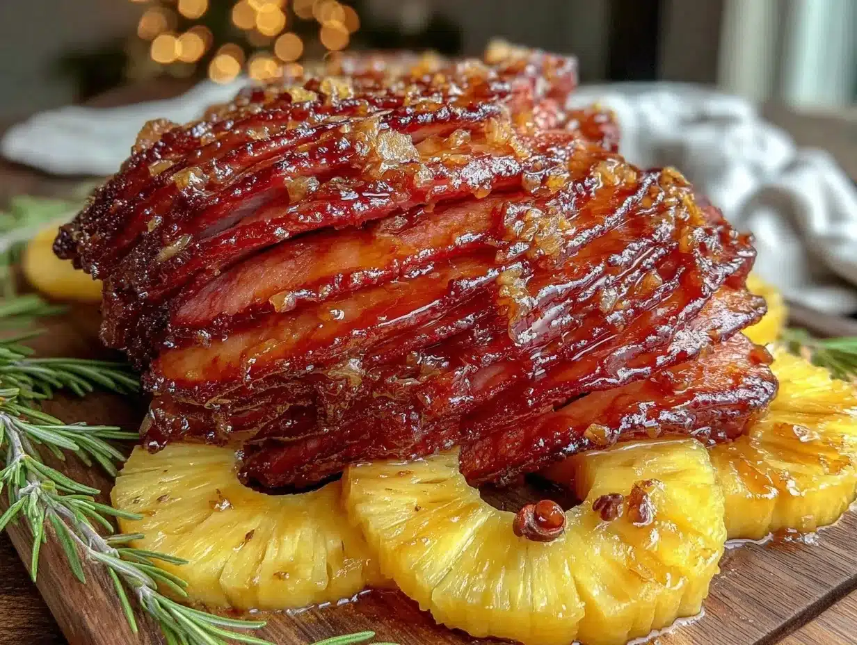 brown sugar glazed spiral ham preparation steps