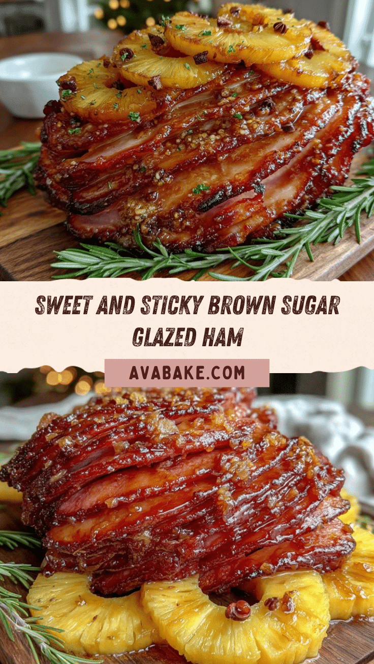 brown sugar glazed spiral ham recipe