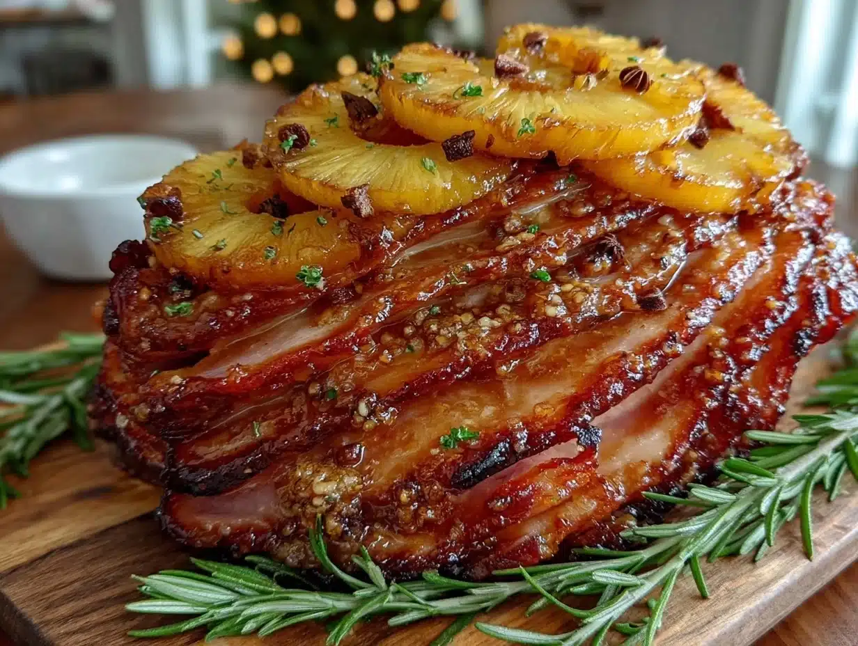 brown sugar glazed spiral ham - featured image