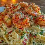 Cajun Shrimp Alfredo Pasta - featured image