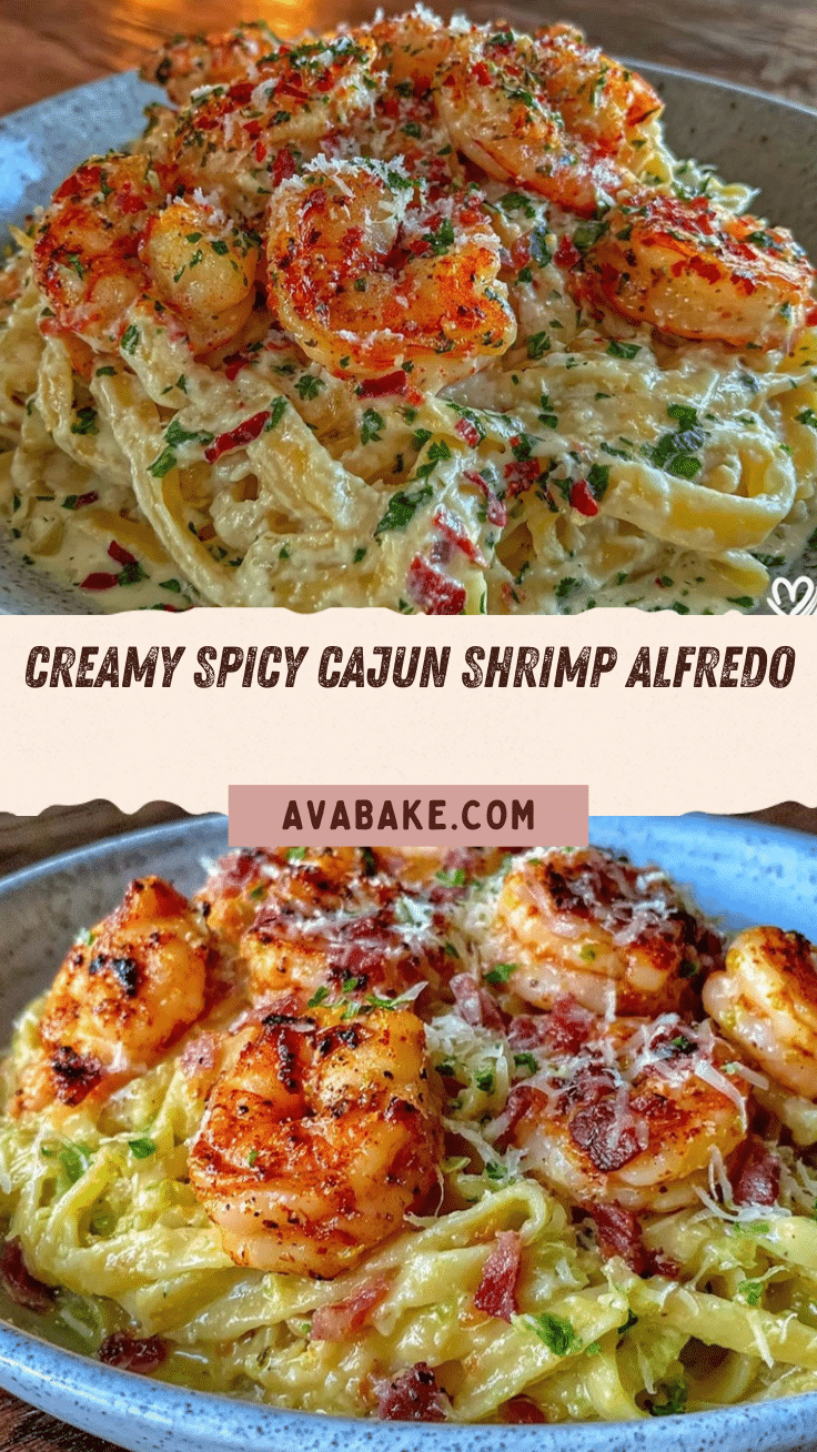 Cajun Shrimp Alfredo Pasta recipe