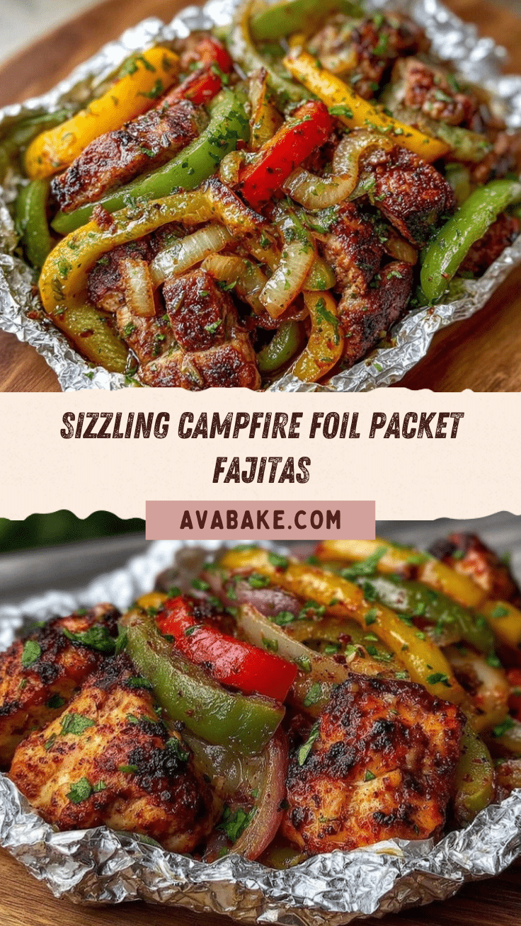 campfire foil packet fajitas recipe