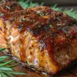 cedar plank grilled salmon - featured image