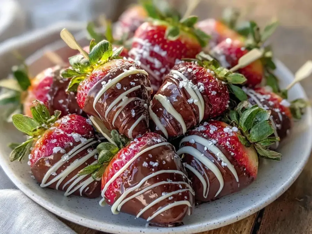 chocolate covered strawberry bouquet - featured image