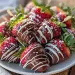 chocolate covered strawberry bouquet - featured image