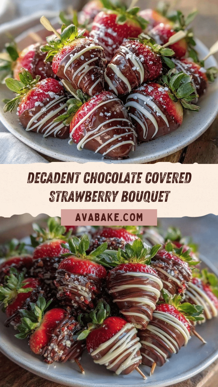 chocolate covered strawberry bouquet recipe