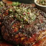 coffee-rubbed grilled ribeye - featured image