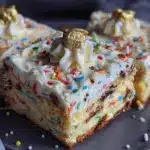 confetti sheet cake recipe - featured image