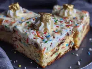 confetti sheet cake recipe - featured image