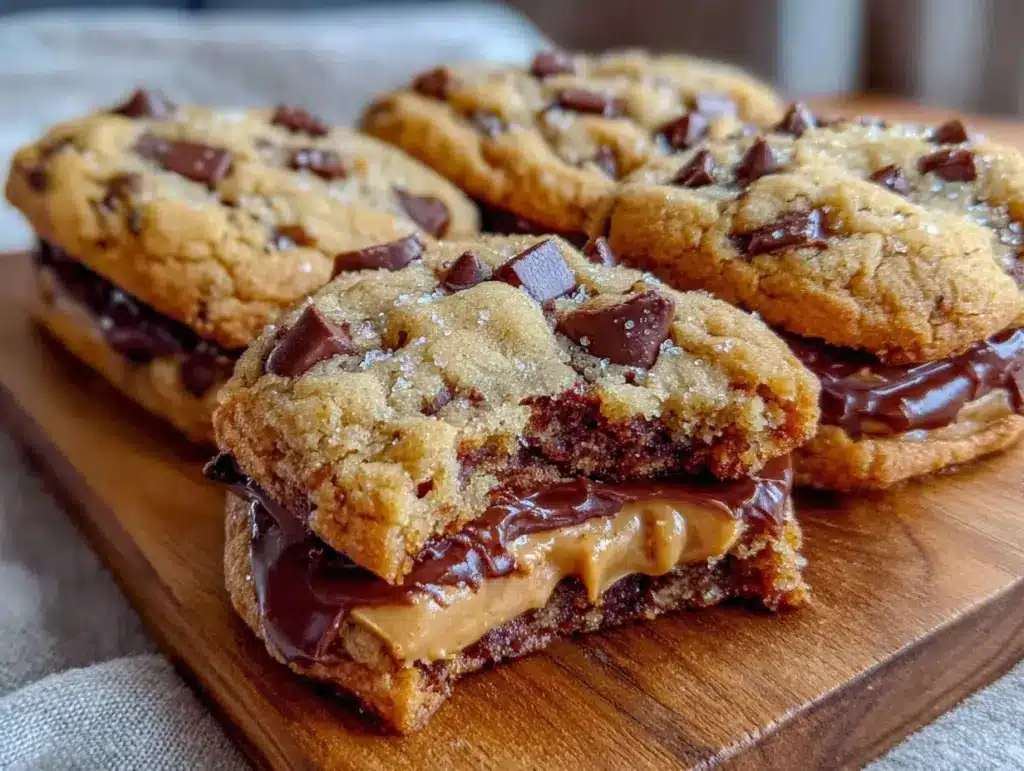 cozy wookiee cookie chocolate chip sandwiches - featured image