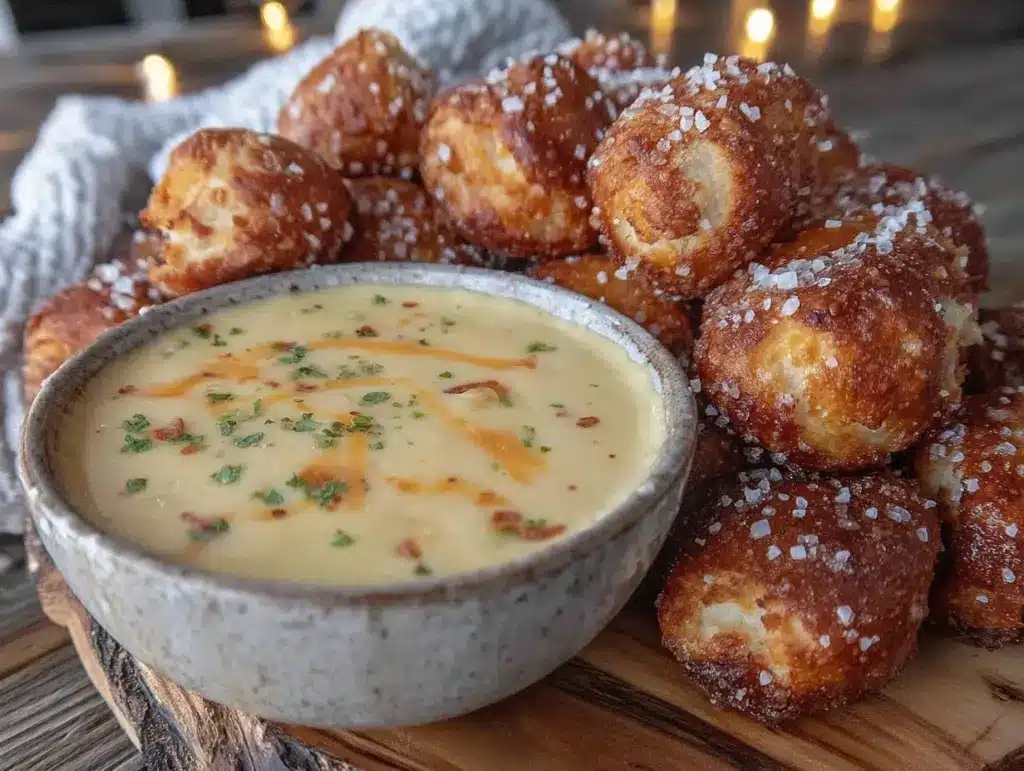 creamy beer cheese dip - featured image