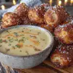 creamy beer cheese dip - featured image