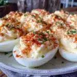 creamy classic southern deviled eggs - featured image