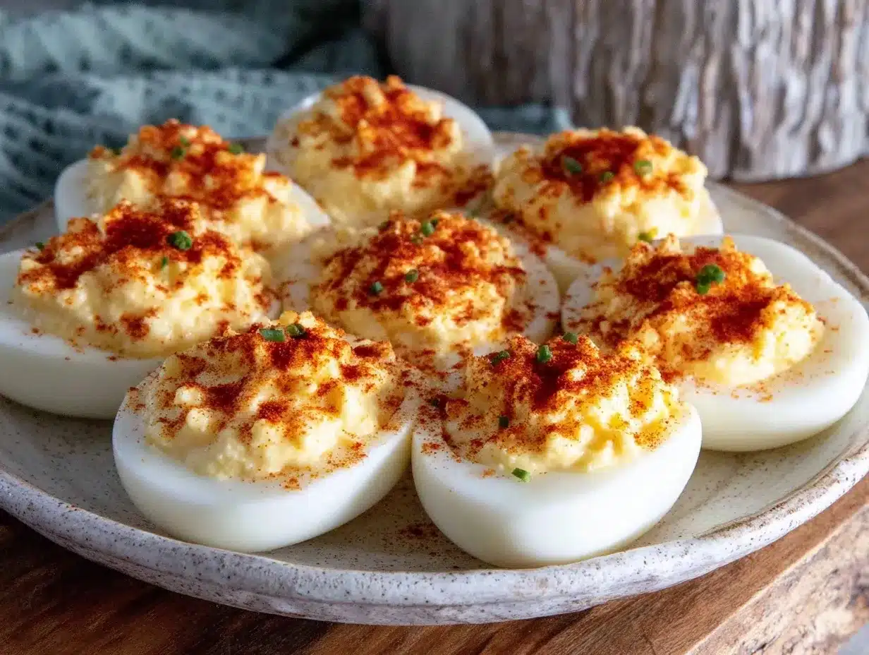 creamy classic southern deviled eggs preparation steps