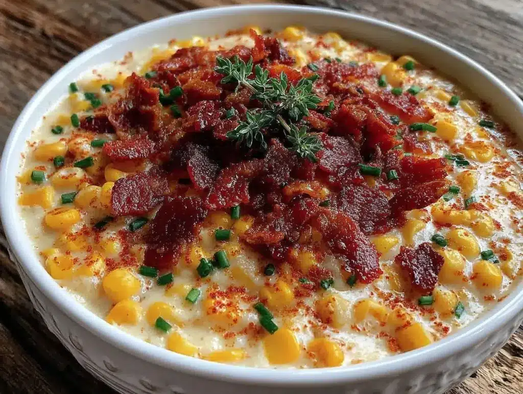 creamy cold corn chowder - featured image