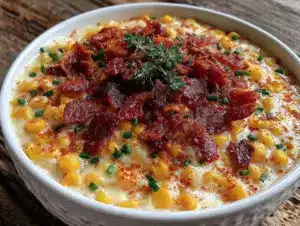 creamy cold corn chowder - featured image