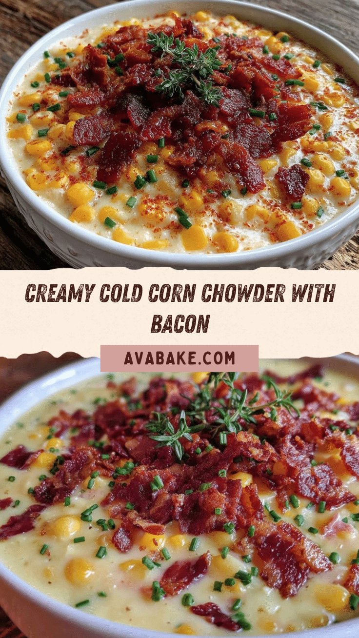 creamy cold corn chowder recipe