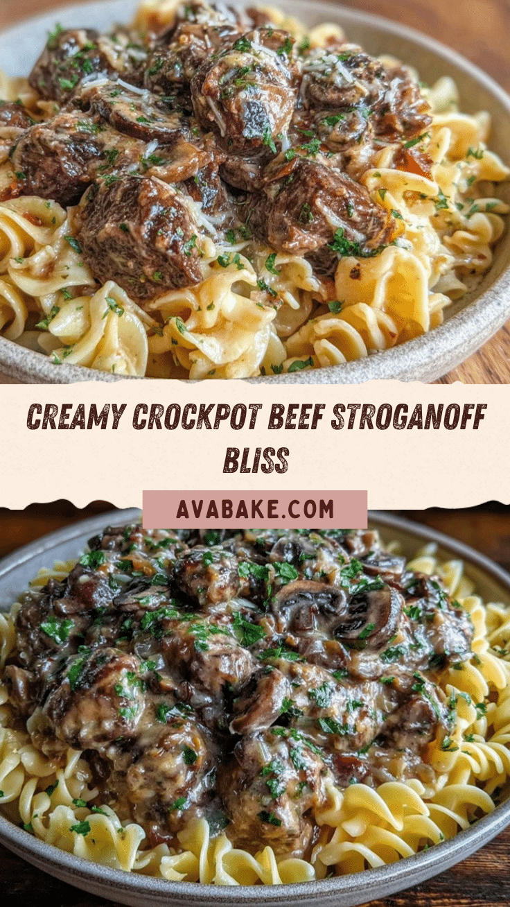 creamy crockpot beef stroganoff recipe