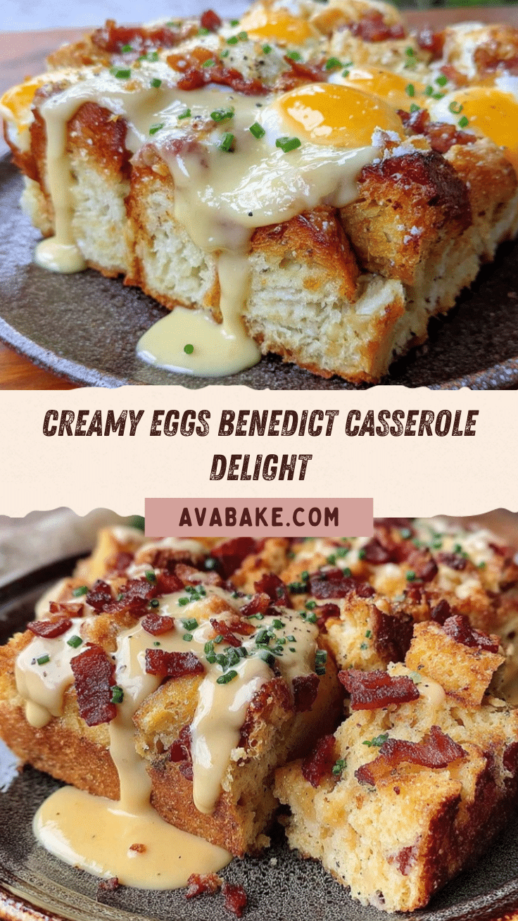creamy eggs benedict casserole recipe