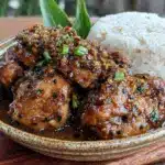 creamy Filipino chicken adobo - featured image