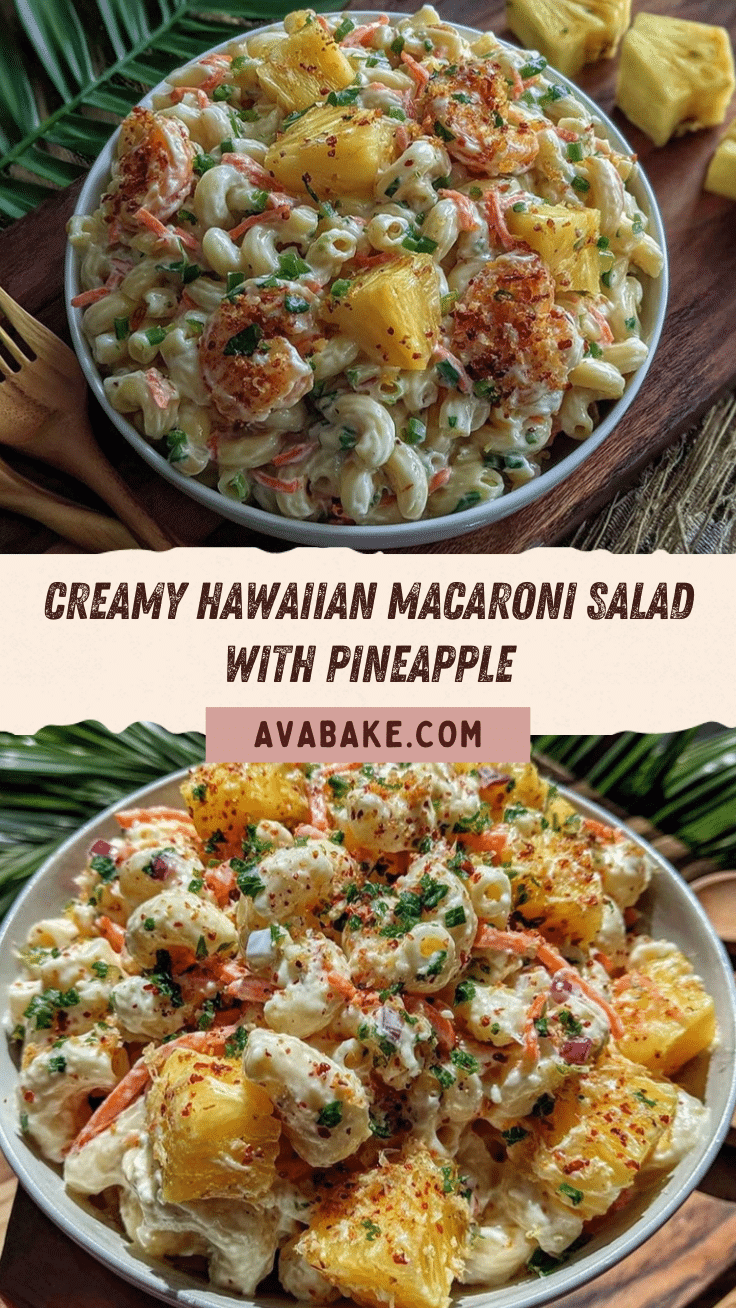 creamy hawaiian macaroni salad recipe