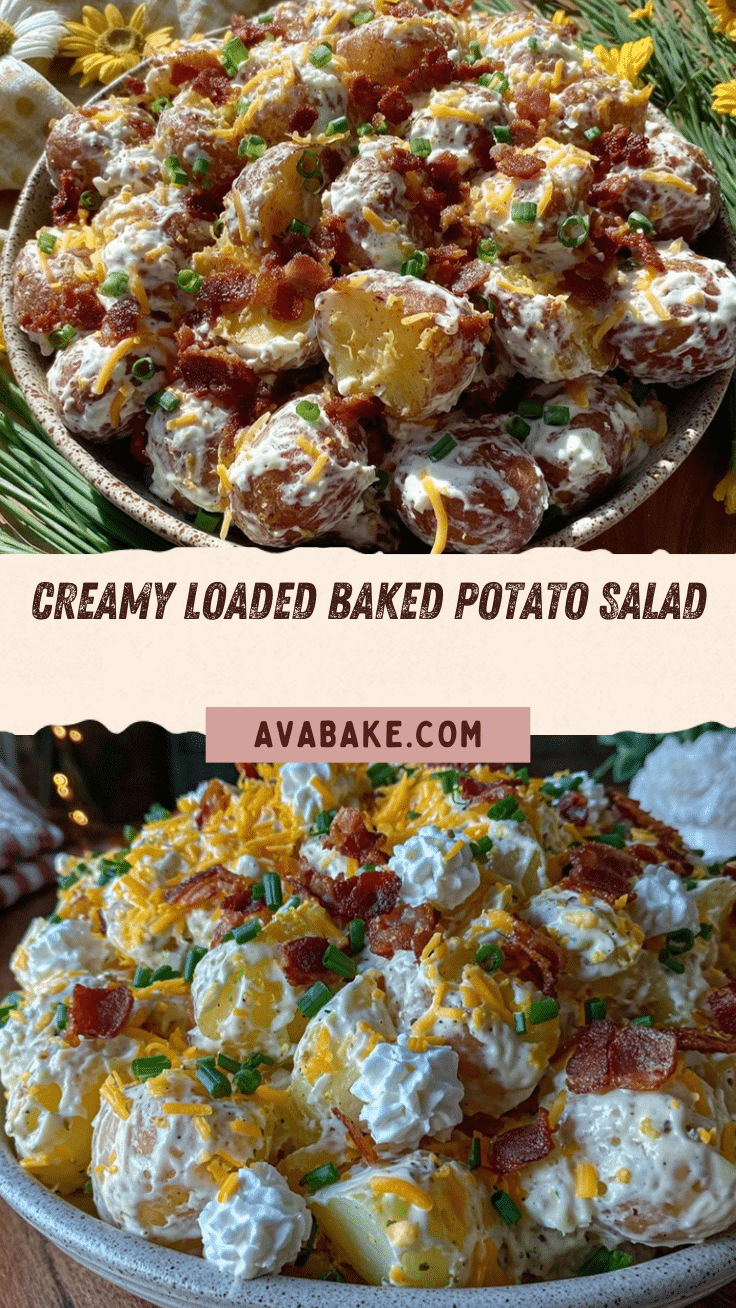 creamy loaded baked potato salad recipe