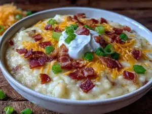 creamy loaded baked potato soup - featured image