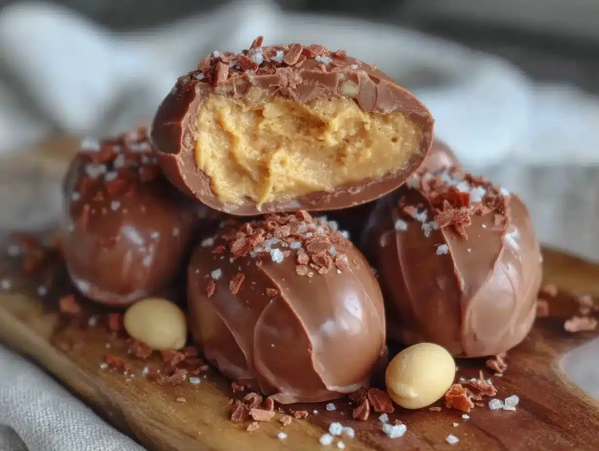 creamy no-bake peanut butter eggs preparation steps