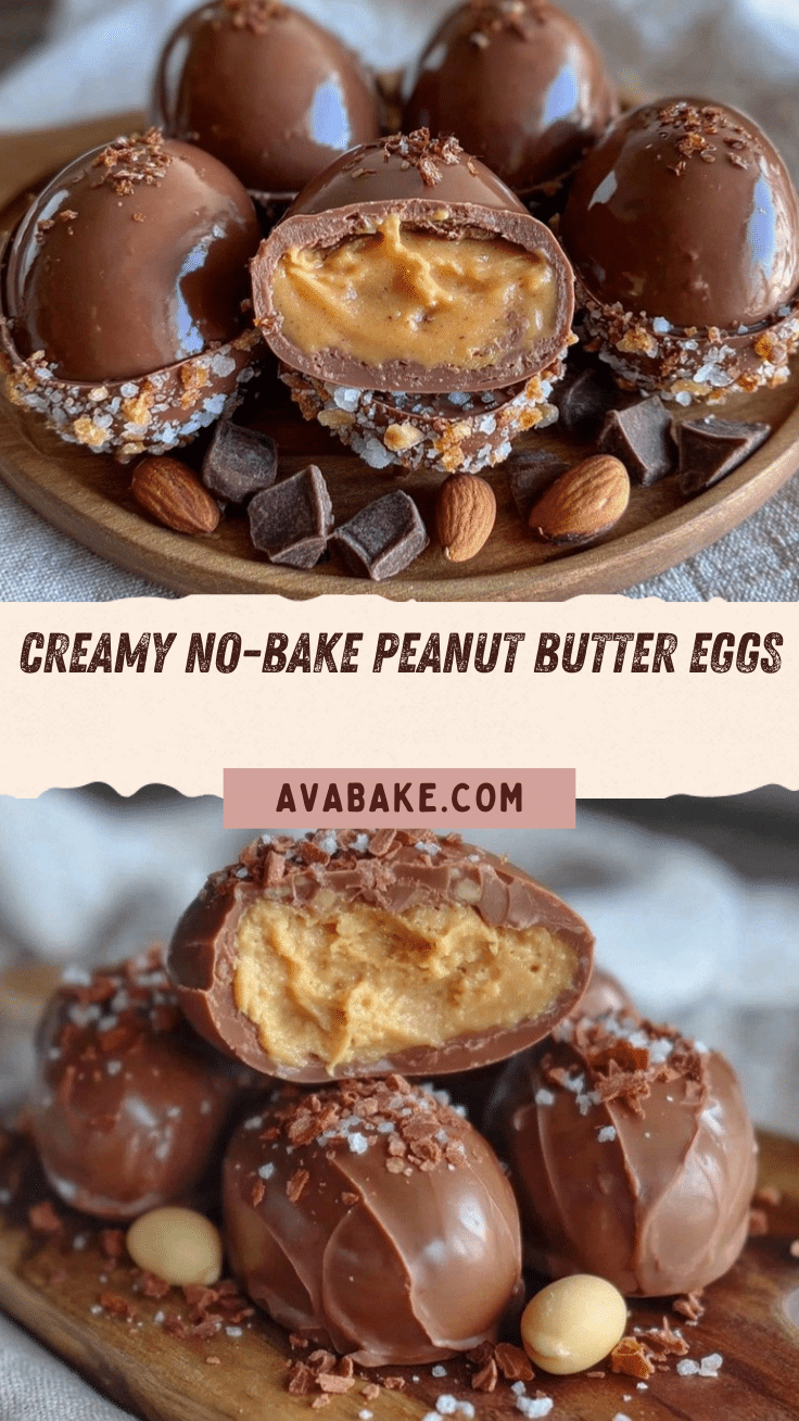 creamy no-bake peanut butter eggs recipe