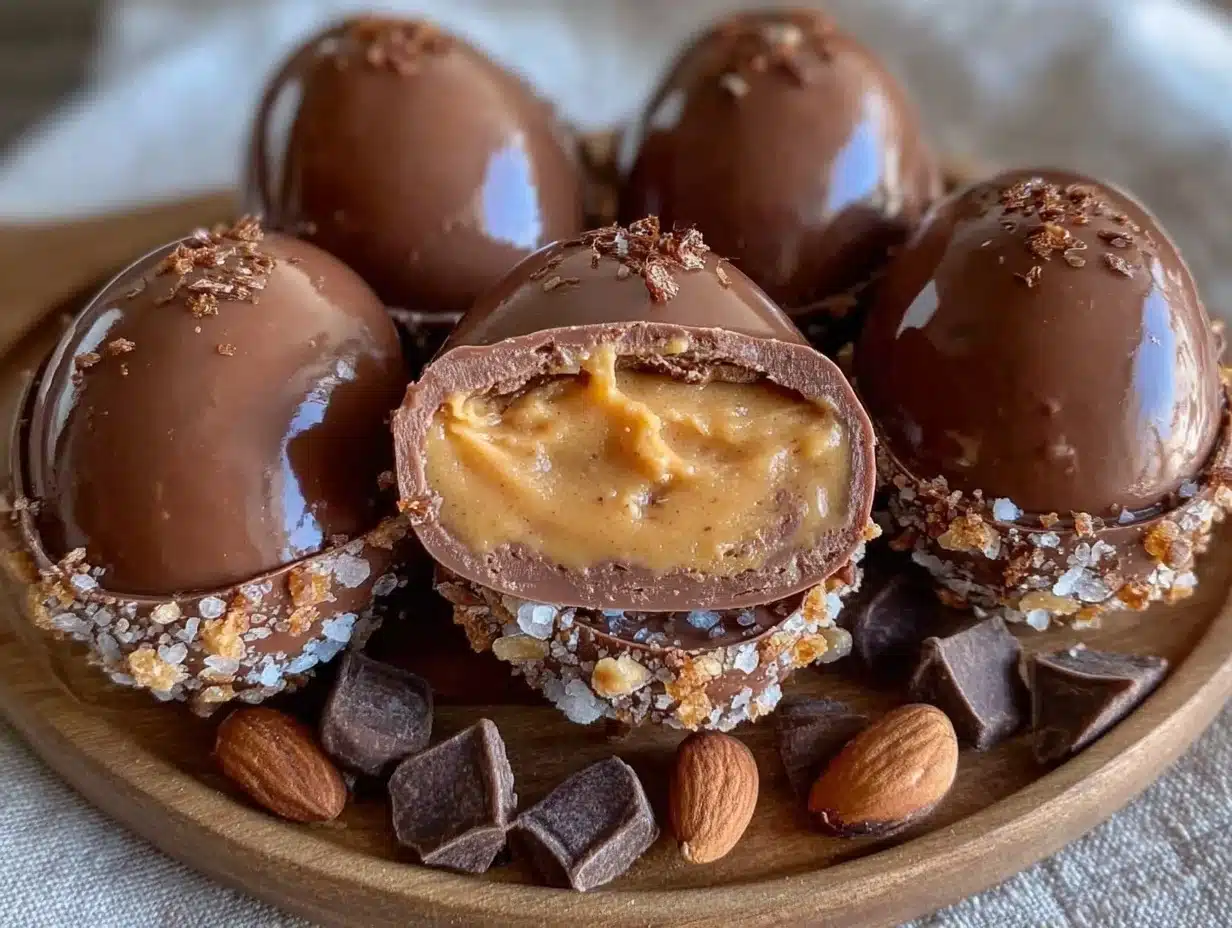 creamy no-bake peanut butter eggs - featured image