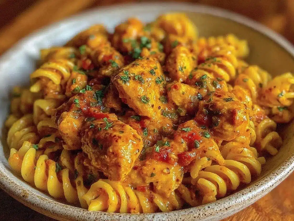 creamy one-pot cajun chicken pasta - featured image