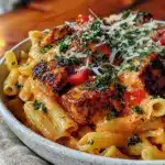 creamy one-pot cajun chicken pasta - featured image