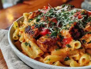 creamy one-pot cajun chicken pasta - featured image