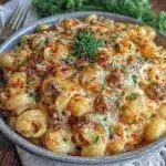 creamy one-pot hamburger helper recipe - featured image