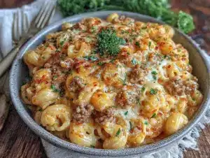 creamy one-pot hamburger helper recipe - featured image