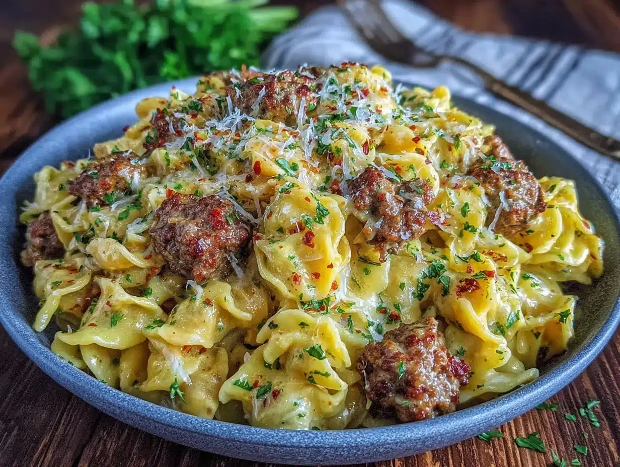 creamy one-pot hamburger helper recipe preparation steps