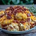 creamy slow cooker crack chicken - featured image