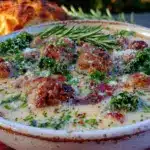 creamy tuscan sausage zuppa toscana - featured image