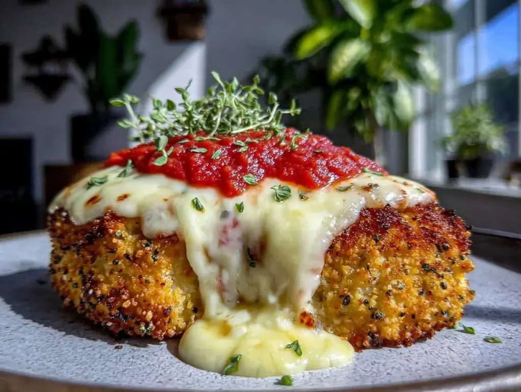 crispy baked chicken Parmesan - featured image