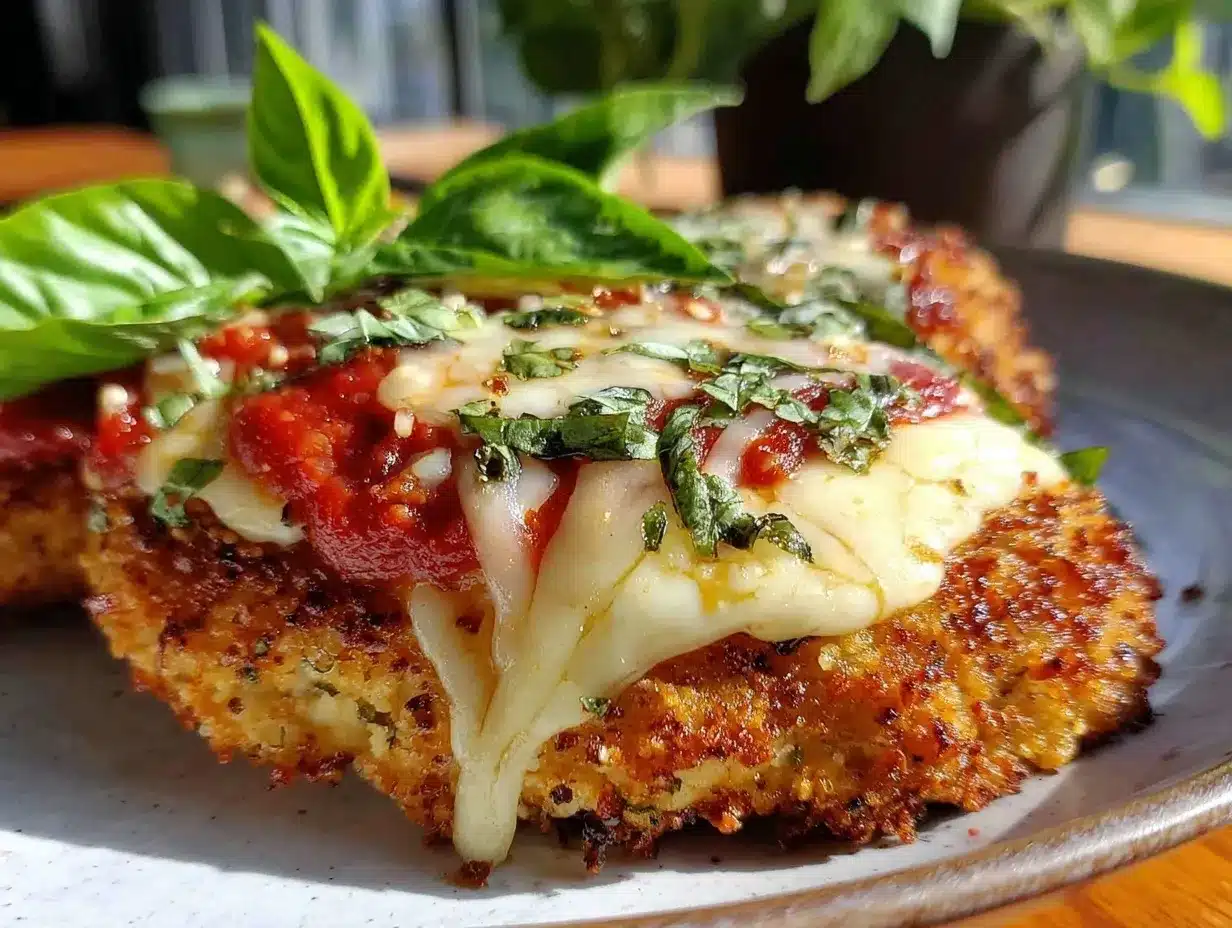 crispy baked chicken Parmesan preparation steps