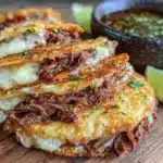 crispy birria quesadilla - featured image
