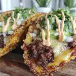 crispy blackstone smash tacos - featured image