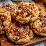 crispy butter crunch toffee cookies - featured image