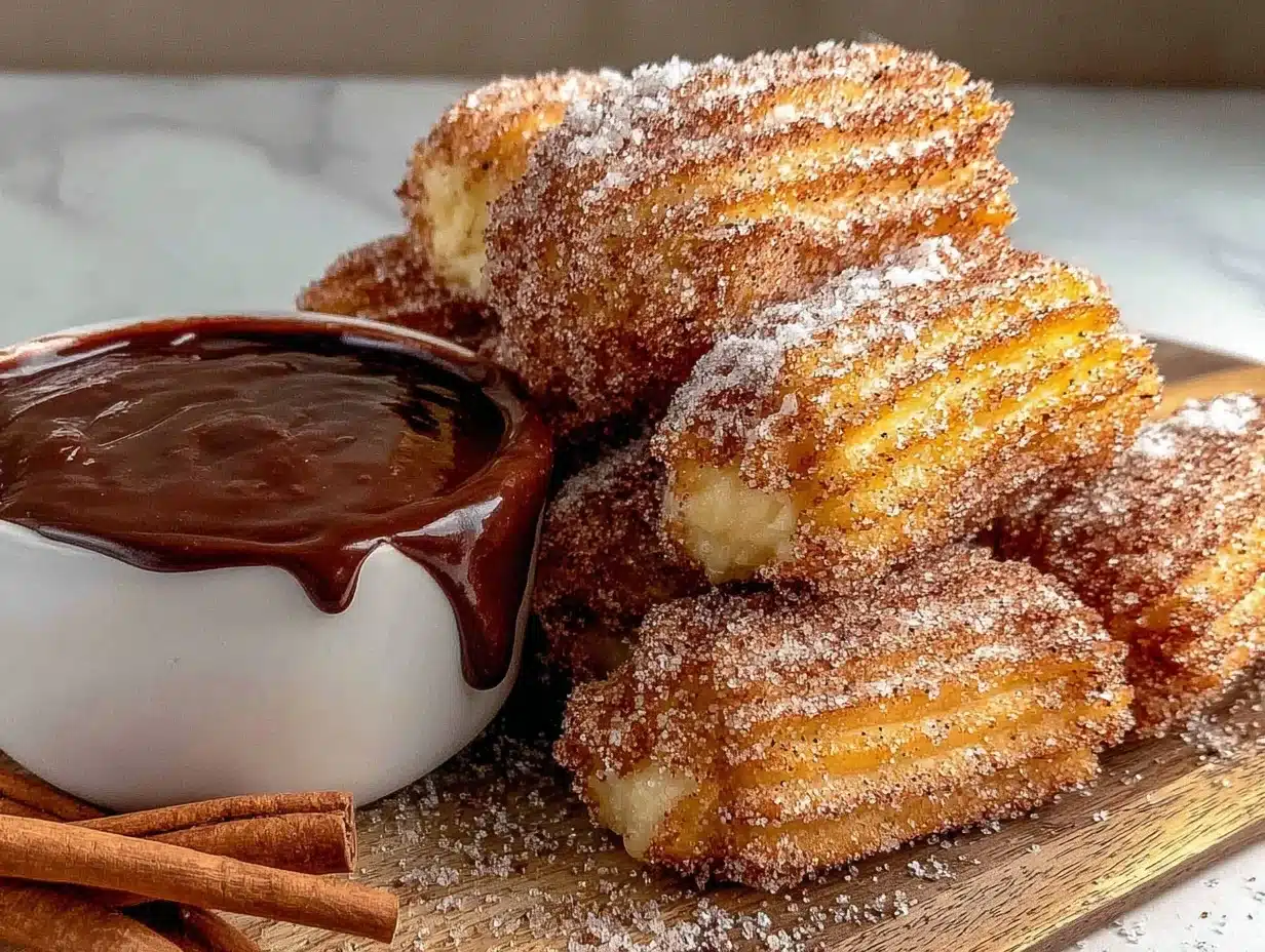 crispy churro bites - featured image