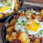 crispy corned beef hash skillet - featured image