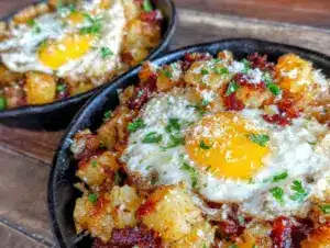crispy corned beef hash skillet - featured image