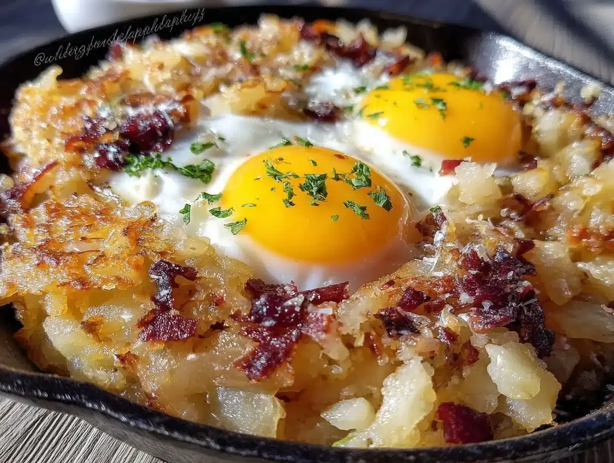 crispy corned beef hash skillet preparation steps