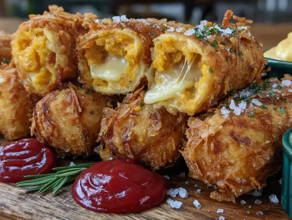 crispy korean corn dogs - featured image