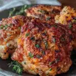 crispy lemon pepper air fryer chicken thighs - featured image