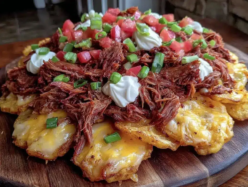 crispy loaded Irish nachos - featured image